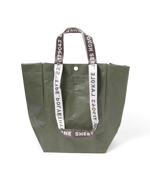 LAKOLE（ラコレ）の「TOUGH BAGカラー(S) / 188630（トートバッグ・レディース・桜/チャコール/アイボリー/ブルー/ネイビー/ライトブルー/カーキ・FREE）」の5枚目の写真