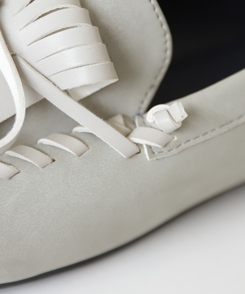 antiqua(アンティカ)の「タッセルモカシン(モカシン/デッキシューズ・レディース・ブラック/グレー・M/L/S/LL)」の17枚目の写真