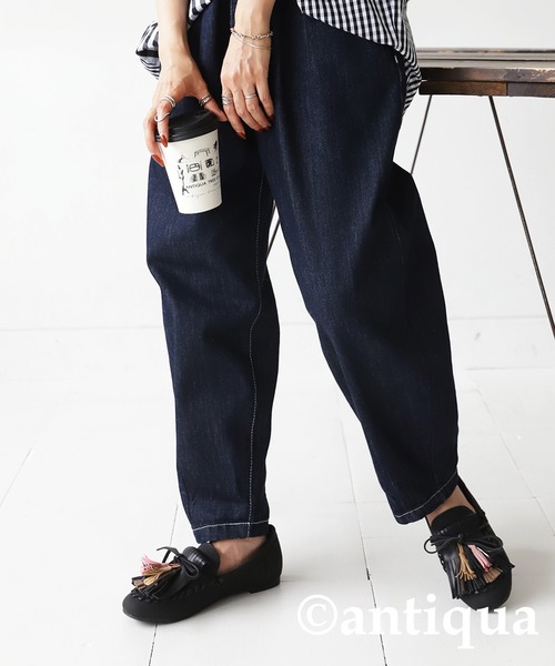 antiqua(アンティカ)の「タッセルモカシン(モカシン/デッキシューズ・レディース・ブラック/グレー・M/L/S/LL)」の11枚目の写真