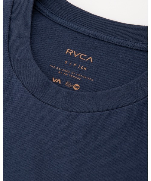 RVCA(ルーカ)の「RVCA レディース BETTER ARCH TEE Tシャツ【2023年夏モデル】/ルーカカレッジロゴクロップド半袖Tシャツ(Tシャツ/カットソー・レディース・ブルー/ブラック/ホワイト・SMALL/MEDIUM/LARGE)」の11枚目の写真