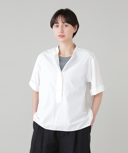 MHL.（エムエイチエル）の「ORGANIC COTTON SHIRTING（シャツ/ブラウス