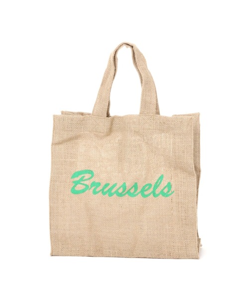 niko and...（ニコアンド）の「【MAISON BENGAL(メイゾン・ベンガル)】ジュートロゴSトートバッグ（トートバッグ・レディース・パープル/ブルー/グリーン・0）」の2枚目の写真