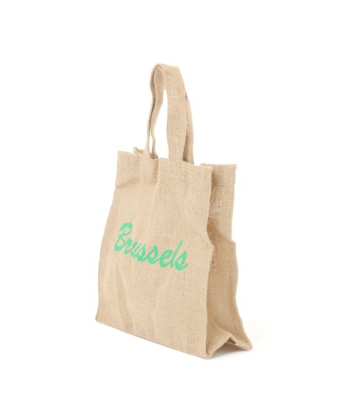 niko and...（ニコアンド）の「【MAISON BENGAL(メイゾン・ベンガル)】ジュートロゴSトートバッグ（トートバッグ・レディース・パープル/ブルー/グリーン・0）」の4枚目の写真