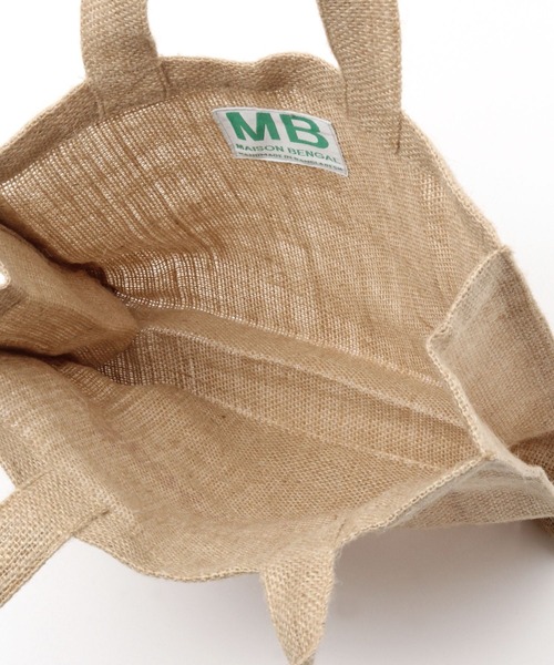 niko and...（ニコアンド）の「【MAISON BENGAL(メイゾン・ベンガル)】ジュートロゴSトートバッグ（トートバッグ・レディース・パープル/ブルー/グリーン・0）」の10枚目の写真