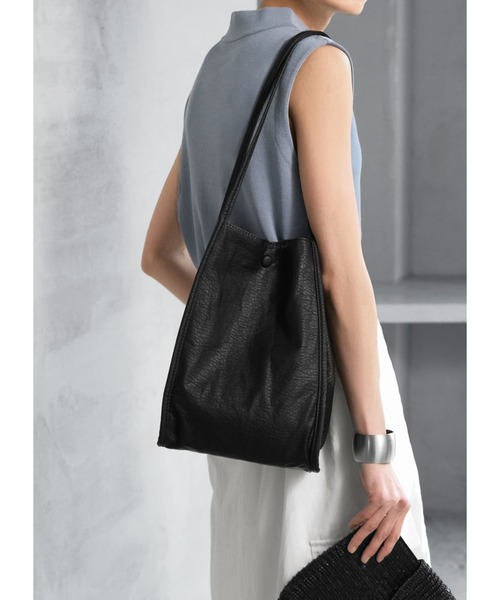 STYLE DELI（スタイルデリ）の「【サブBAG用】軽量くったりトートバッグ（トートバッグ・レディース・ブラック/ホワイト/ベージュ系・FREE）」の7枚目の写真