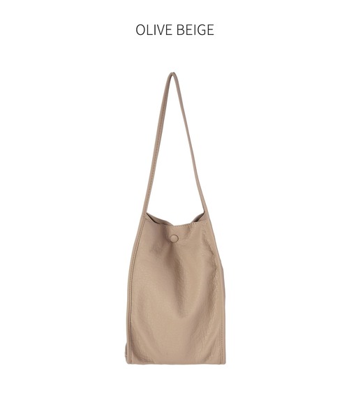 STYLE DELI（スタイルデリ）の「【サブBAG用】軽量くったりトートバッグ（トートバッグ・レディース・ブラック/ホワイト/ベージュ系・FREE）」の4枚目の写真