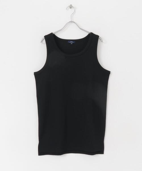 ITEMS URBANRESEARCH（アイテムズ アーバンリサーチ）の「リブタンクトップ（タンクトップ・メンズ・グレー系その他/ブラック/オフホワイト/アイボリー・LARGE/MEDIUM）」の9枚目の写真