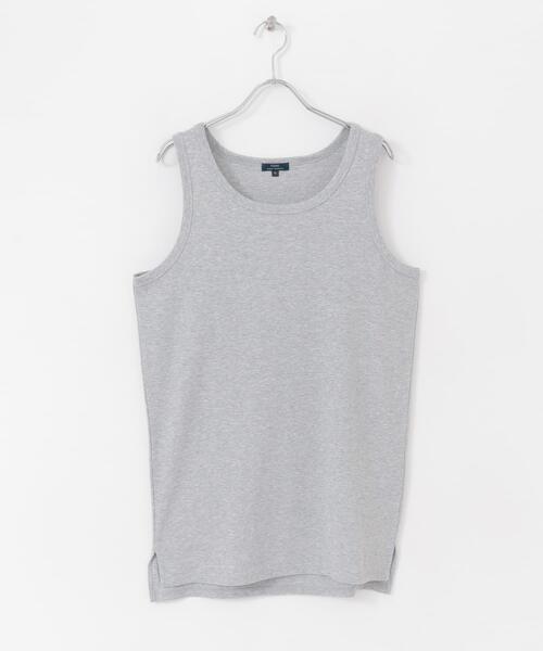 ITEMS URBANRESEARCH（アイテムズ アーバンリサーチ）の「リブタンクトップ（タンクトップ・メンズ・グレー系その他/ブラック/オフホワイト/アイボリー・LARGE/MEDIUM）」の11枚目の写真