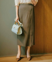 IEDIT | IEDIT UVカットがうれしい スマート見えして伸びやかな サラリとした着心地のIラインスカート(スカート)
