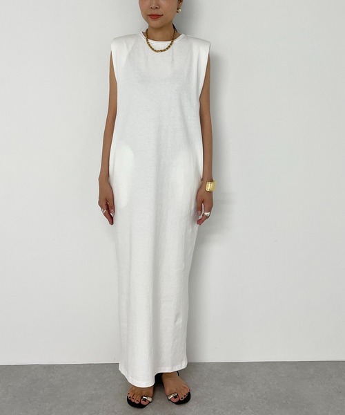 ラウンジドレス　パワショルカットワンピース LOUNGEDRESS（ラウンジドレス）の「パワショルカットワンピース