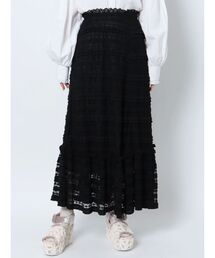 merry jenny | petit flower laceフレアスカート(スカート)