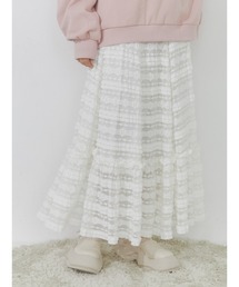 merry jenny | petit flower laceフレアスカート(スカート)