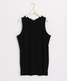 Revo. | ワッフル 裾スクエア タンクトップ / レイヤード ロング丈 タンクトップ(タンクトップ)