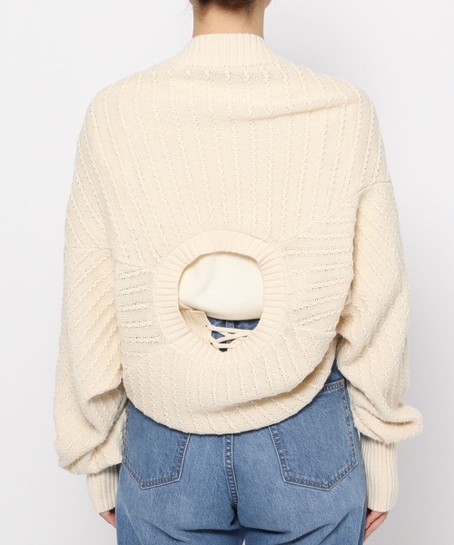 LOWRYS FARM(ローリーズファーム)の「マルチウェイクロップドプルオーバー 967411(カーディガン/ボレロ・レディース・グレー/ブラウン系その他/アイボリー/ブラウン/ベージュ/チャコールグレー/ホワイト系その他・FREE)」の11枚目の写真