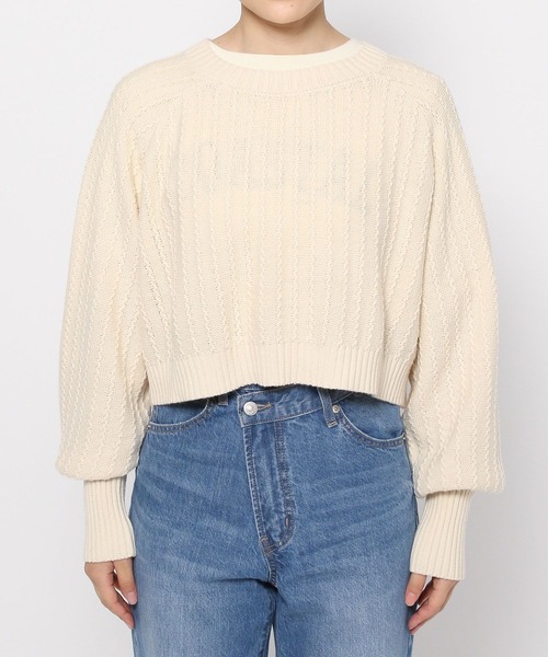 LOWRYS FARM(ローリーズファーム)の「マルチウェイクロップドプルオーバー 967411(カーディガン/ボレロ・レディース・グレー/ブラウン系その他/アイボリー/ブラウン/ベージュ/チャコールグレー/ホワイト系その他・FREE)」の12枚目の写真