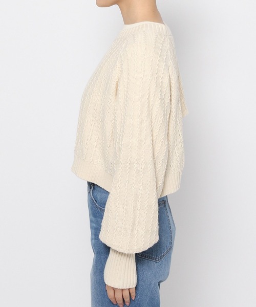 LOWRYS FARM(ローリーズファーム)の「マルチウェイクロップドプルオーバー 967411(カーディガン/ボレロ・レディース・グレー/ブラウン系その他/アイボリー/ブラウン/ベージュ/チャコールグレー/ホワイト系その他・FREE)」の13枚目の写真