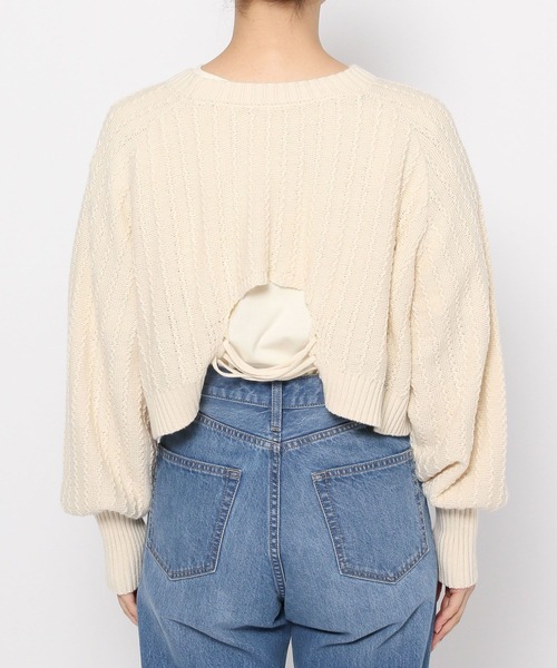 LOWRYS FARM(ローリーズファーム)の「マルチウェイクロップドプルオーバー 967411(カーディガン/ボレロ・レディース・グレー/ブラウン系その他/アイボリー/ブラウン/ベージュ/チャコールグレー/ホワイト系その他・FREE)」の14枚目の写真