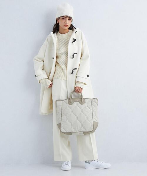 green label relaxing（グリーンレーベルリラクシング）の「リブ ニットキャップ / 帽子 / ニット帽（ニットキャップ/ビーニー・レディース・ライトグレー/ブラック/オフホワイト/コバルトブルー・FREE）」の8枚目の写真