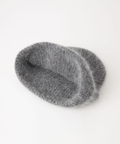 green label relaxing（グリーンレーベルリラクシング）の「リブ ニットキャップ / 帽子 / ニット帽（ニットキャップ/ビーニー・レディース・ライトグレー/ブラック/オフホワイト/コバルトブルー・FREE）」の13枚目の写真