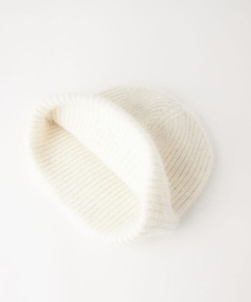 green label relaxing（グリーンレーベルリラクシング）の「リブ ニットキャップ / 帽子 / ニット帽（ニットキャップ/ビーニー・レディース・ライトグレー/ブラック/オフホワイト/コバルトブルー・FREE）」の16枚目の写真