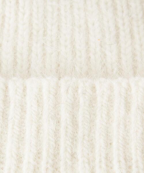 green label relaxing（グリーンレーベルリラクシング）の「リブ ニットキャップ / 帽子 / ニット帽（ニットキャップ/ビーニー・レディース・ライトグレー/ブラック/オフホワイト/コバルトブルー・FREE）」の17枚目の写真