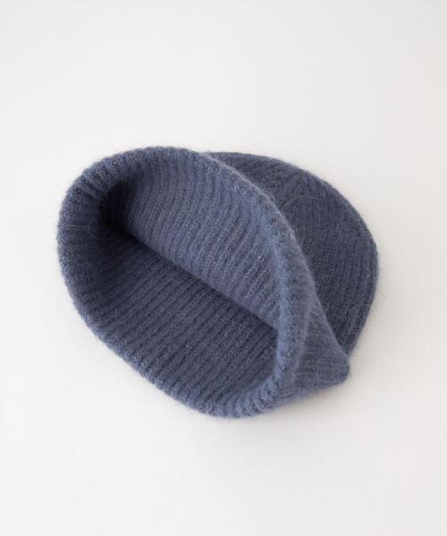 green label relaxing（グリーンレーベルリラクシング）の「リブ ニットキャップ / 帽子 / ニット帽（ニットキャップ/ビーニー・レディース・ライトグレー/ブラック/オフホワイト/コバルトブルー・FREE）」の20枚目の写真
