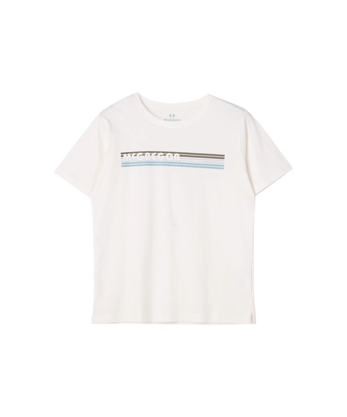 McGREGOR(マックレガー)の「プリントロゴTシャツ(Tシャツ/カットソー・レディース・ホワイト/ピンク/ライトイエロー/ネイビー/アイボリー/コーラル・L/M)」の15枚目の写真