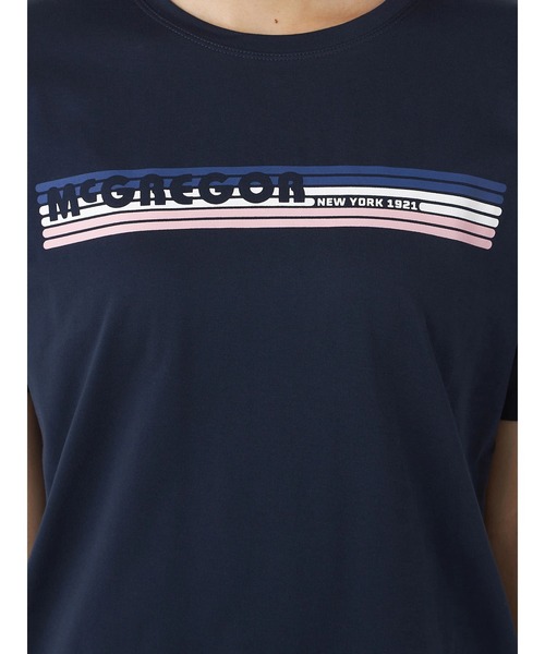 McGREGOR(マックレガー)の「プリントロゴTシャツ(Tシャツ/カットソー・レディース・ホワイト/ピンク/ライトイエロー/ネイビー/アイボリー/コーラル・L/M)」の16枚目の写真
