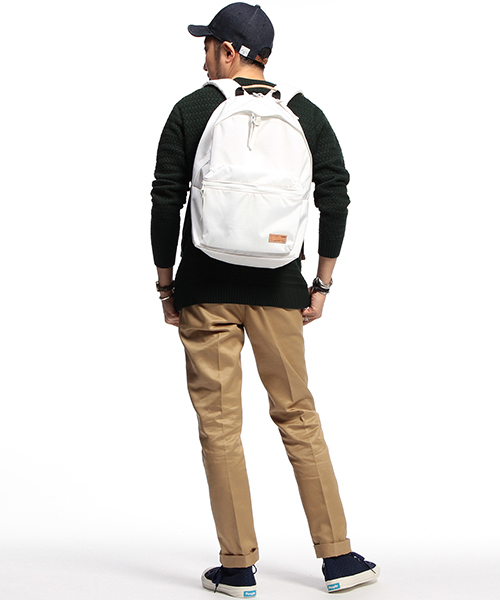 B:MING by BEAMS（ビーミングバイビームス）の「buddy×ビーミング by ビームス / 別注 Glossa BAG PACK（バックパック/リュック・メンズ・ホワイト/ブラック/オリーブ・ONE SIZE）」の10枚目の写真