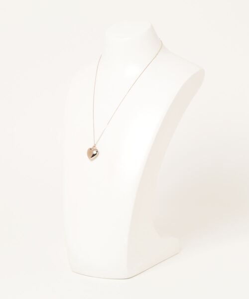 flower（フラワー）の「ハートチャームネックレス（ネックレス・レディース・ゴールド/シルバー・FREE）」の10枚目の写真