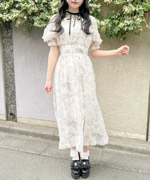 ROJITA（ロジータ）の「花柄ロングワンピース（ワンピース