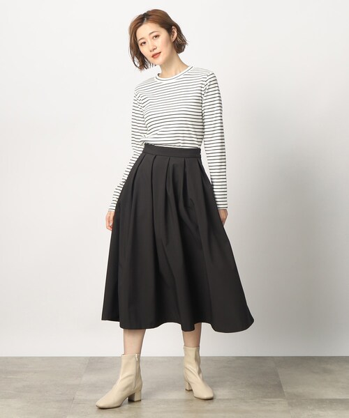 grove（グローブ）の「◆テレコ長袖ロンT（Tシャツ/カットソー・レディース・ホワイト系5/ブラック/アイボリー・02/03/01/04/05）」の22枚目の写真