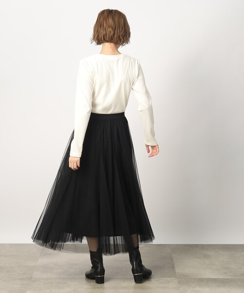 grove（グローブ）の「◆テレコ長袖ロンT（Tシャツ/カットソー・レディース・ホワイト系5/ブラック/アイボリー・02/03/01/04/05）」の13枚目の写真