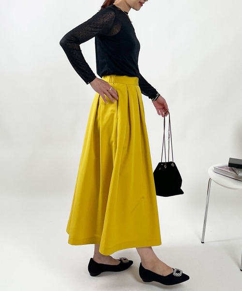PICCIN PERLA(ピッチンペルラ)の「フロッキードットシアークルーネックカットソー(Tシャツ/カットソー・レディース・ブラック・M)」の8枚目の写真
