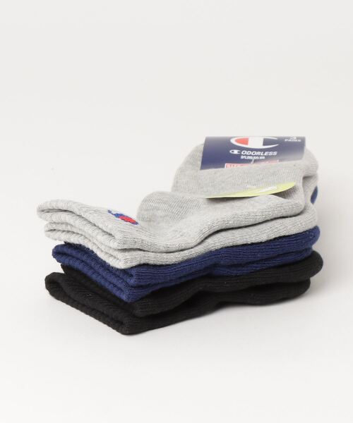 Champion（チャンピオン）の「【Champion/チャンピオン】キッズ 【3足組】クォーターレングスソックス【ハーフパイル】（ソックス/靴下・キッズ・ホワイト/その他・FREE）」の11枚目の写真