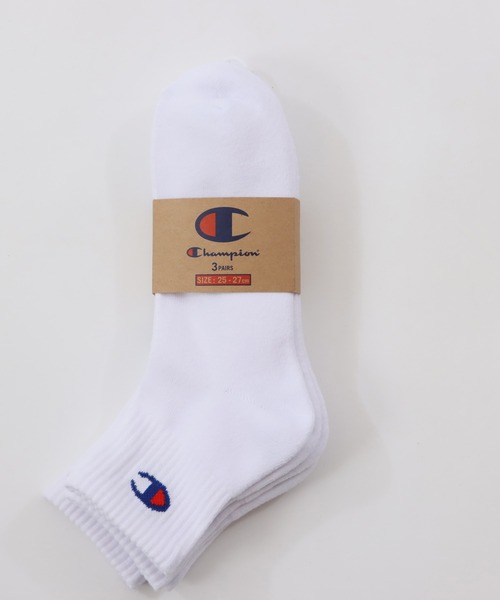 Champion（チャンピオン）の「【Champion/チャンピオン】キッズ 【3足組】クォーターレングスソックス【ハーフパイル】（ソックス/靴下・キッズ・ホワイト/その他・FREE）」の5枚目の写真