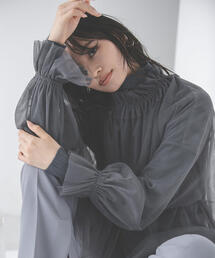 NATURAL BEAUTY BASIC | 【Oggi12月号掲載】チュールレイヤードトップス(シャツ/ブラウス)