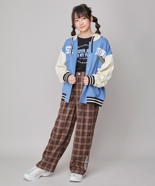 SISTER JENNI（SISTER JENNI）の「【コットン100％】フード付きスウェットスタジャン（スタジャン・キッズ・ブルー/ブラック・140cm/150cm/160cm/130cm）」の20枚目の写真