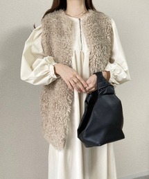 ロングプードルエコファーベスト