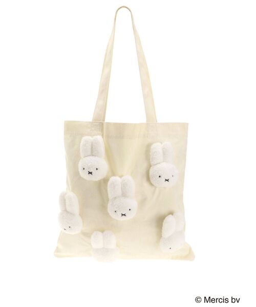 merry jenny 新品 ラベンダー リボンもこもこmiffyトート merry jenny