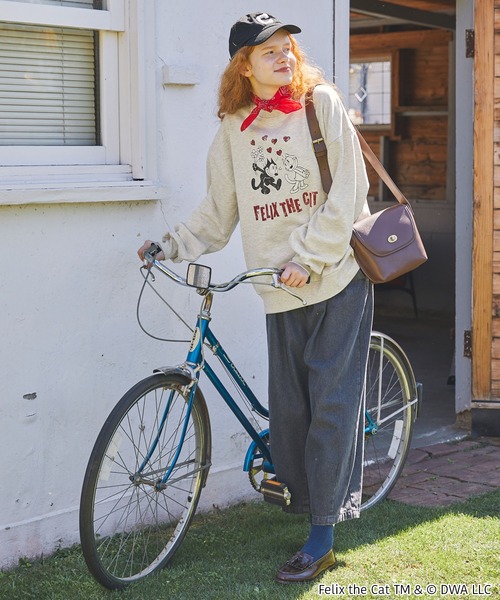 FELIX】別注 フェリックス ヴィンテージプリントスウェット