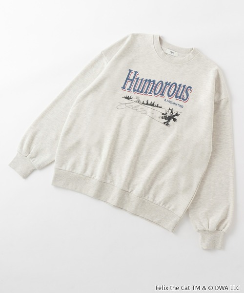 FELIX】別注 フェリックス ヴィンテージプリントスウェット