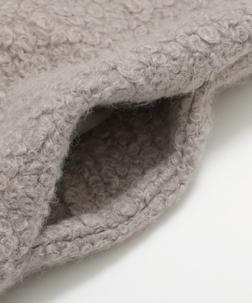 nouvellemoi（ヌーベルモイ）の「フェイクリングウールVネックジャンパースカート（ジャンパースカート・レディース・グレー/ベージュ系その他/ブラック・L/S/M）」の11枚目の写真