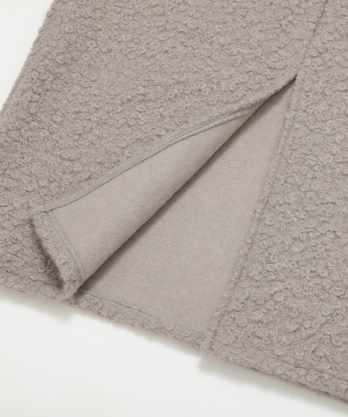 nouvellemoi（ヌーベルモイ）の「フェイクリングウールVネックジャンパースカート（ジャンパースカート・レディース・グレー/ベージュ系その他/ブラック・L/S/M）」の13枚目の写真