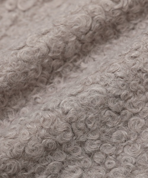 nouvellemoi（ヌーベルモイ）の「フェイクリングウールVネックジャンパースカート（ジャンパースカート・レディース・グレー/ベージュ系その他/ブラック・L/S/M）」の14枚目の写真