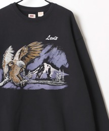 Levi's（リーバイス）の「Levi's/リーバイス SEASONAL SWEAT/オーバーサイズ 裏起毛 シーズナル プリント スウェット/トレーナー レディース メンズ（スウェット・レディース）」