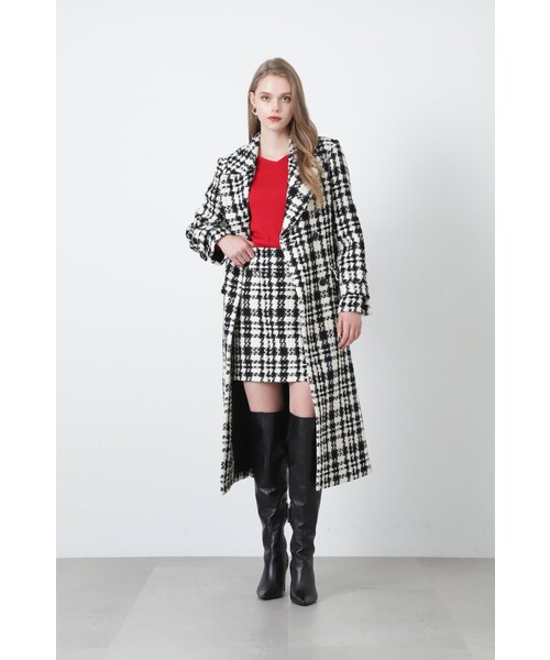 美品✨ピンキーアンドダイアン ロービングツイードコート 38 楽天市場】【SALE／50%OFF】◇ロービングツイードコート PINKY&DIANNE