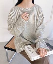wears（ウェアーズ）の「ボーダーロンT（Tシャツ/カットソー）」