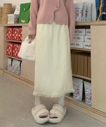 フリンジロングスカート