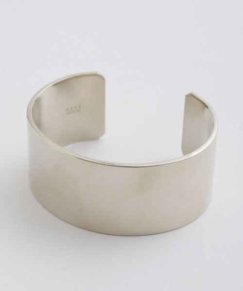 NANO universe（ナノユニバース）の「｢NU jewelry｣ジャーマンシルバーワイドバングル（バングル/リストバンド・メンズ・シルバー・FREE）」の6枚目の写真